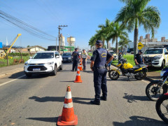 Operação conjunta entre Guarda Civil, Semuttran e PMR autua mais de 100 motociclistas